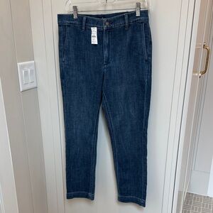 J. Crew womens Dark Blue Straight Jeans
